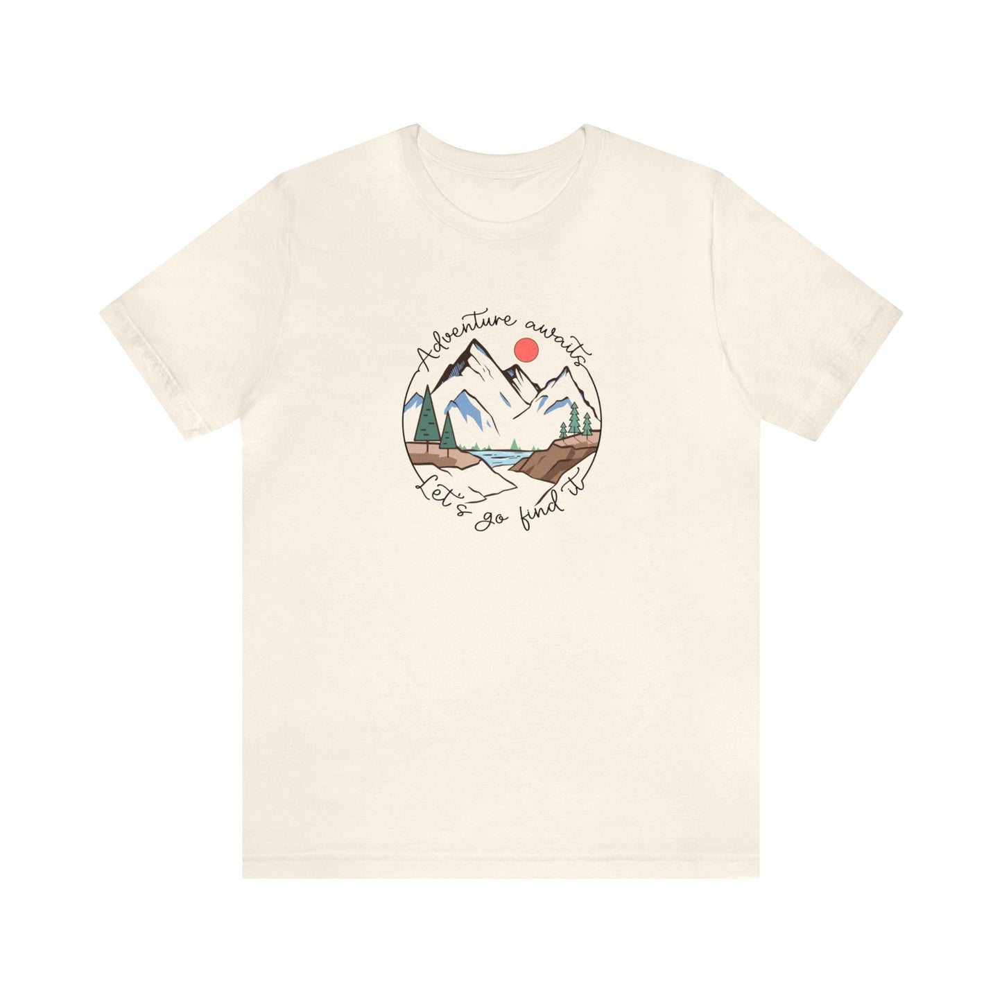 Adventure Awaits Let's Go Find It Camp T Shirt