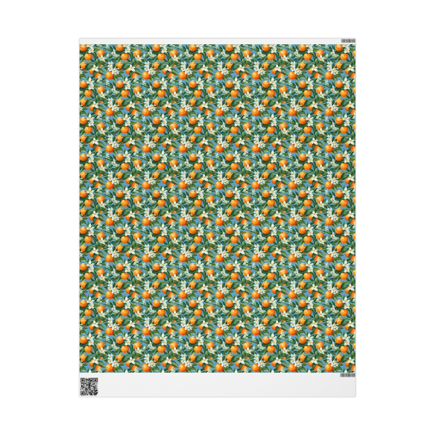 Citrus Wrapping Paper Orange Blossom Gift Wrap