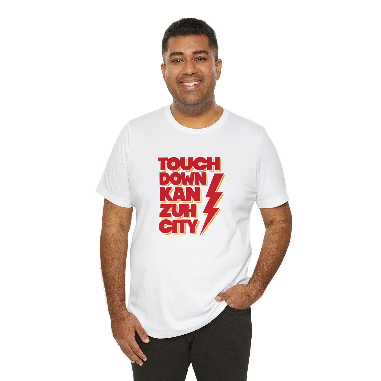 Touchdown Kan Zuh City Unisex Jersey Short Sleeve Tee T-Shirt