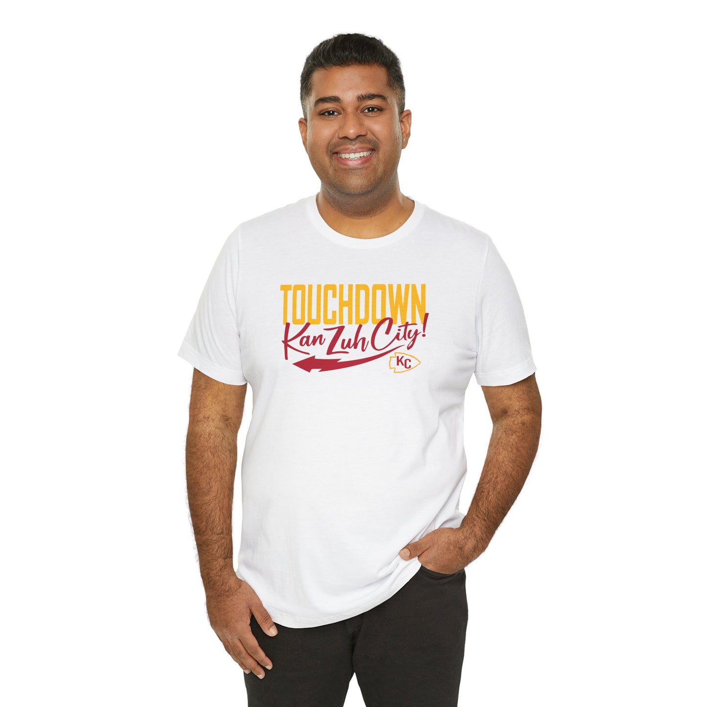 Touch Down Kan Zuh City Kansas City Unisex Jersey Short Sleeve Tee T-Shirt