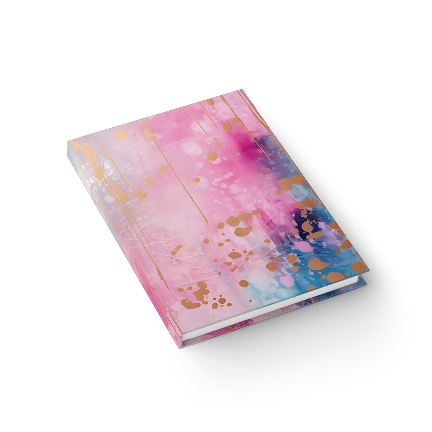 Pink Drip Notebook Blank Diary Mood Journal