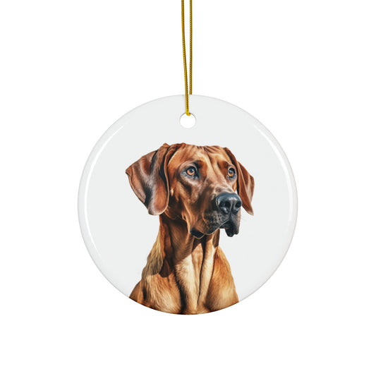 Rhodesian Ridgeback Ceramic Ornament