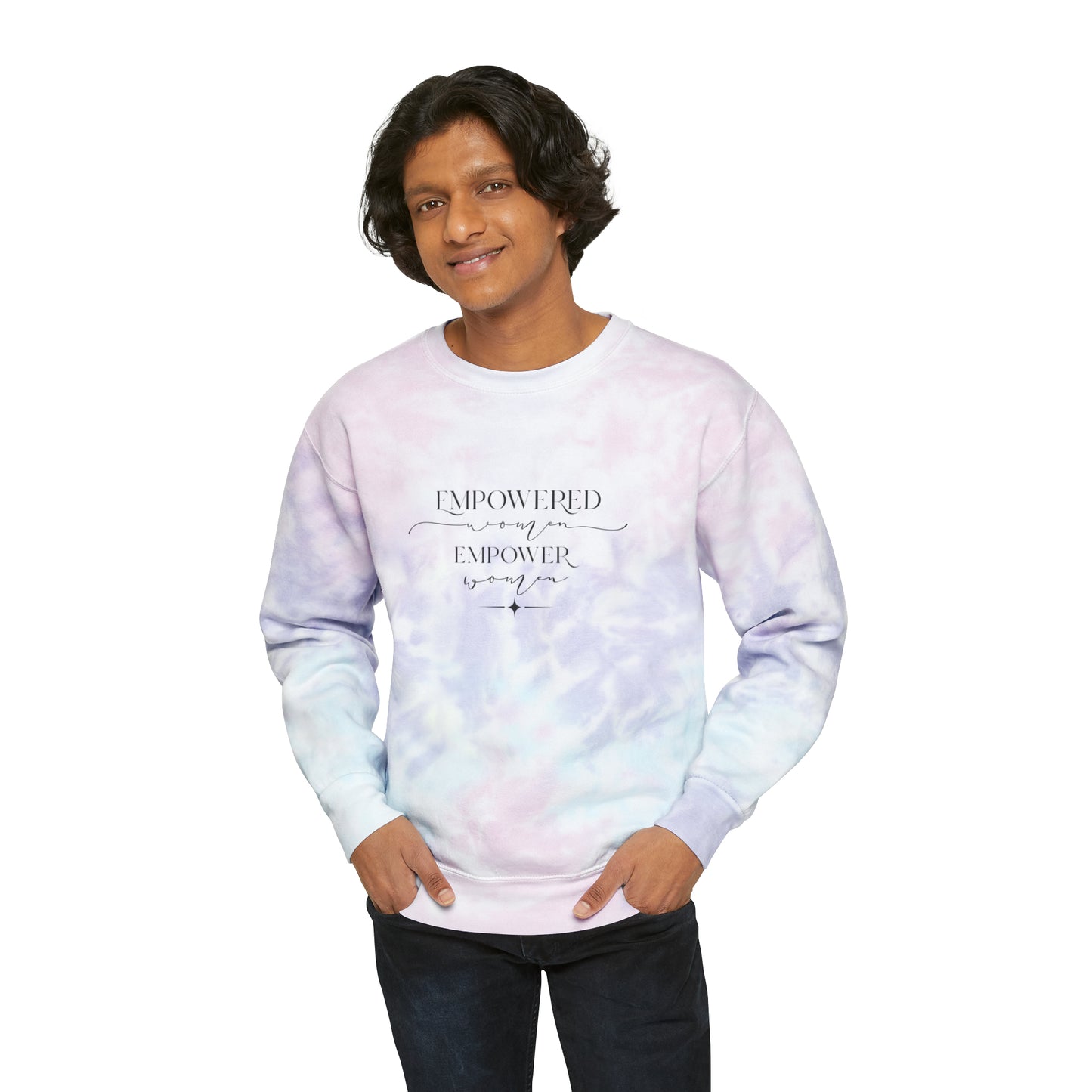 Empowered Women Empower Women Unisex Tie-Dye Sweatshirt