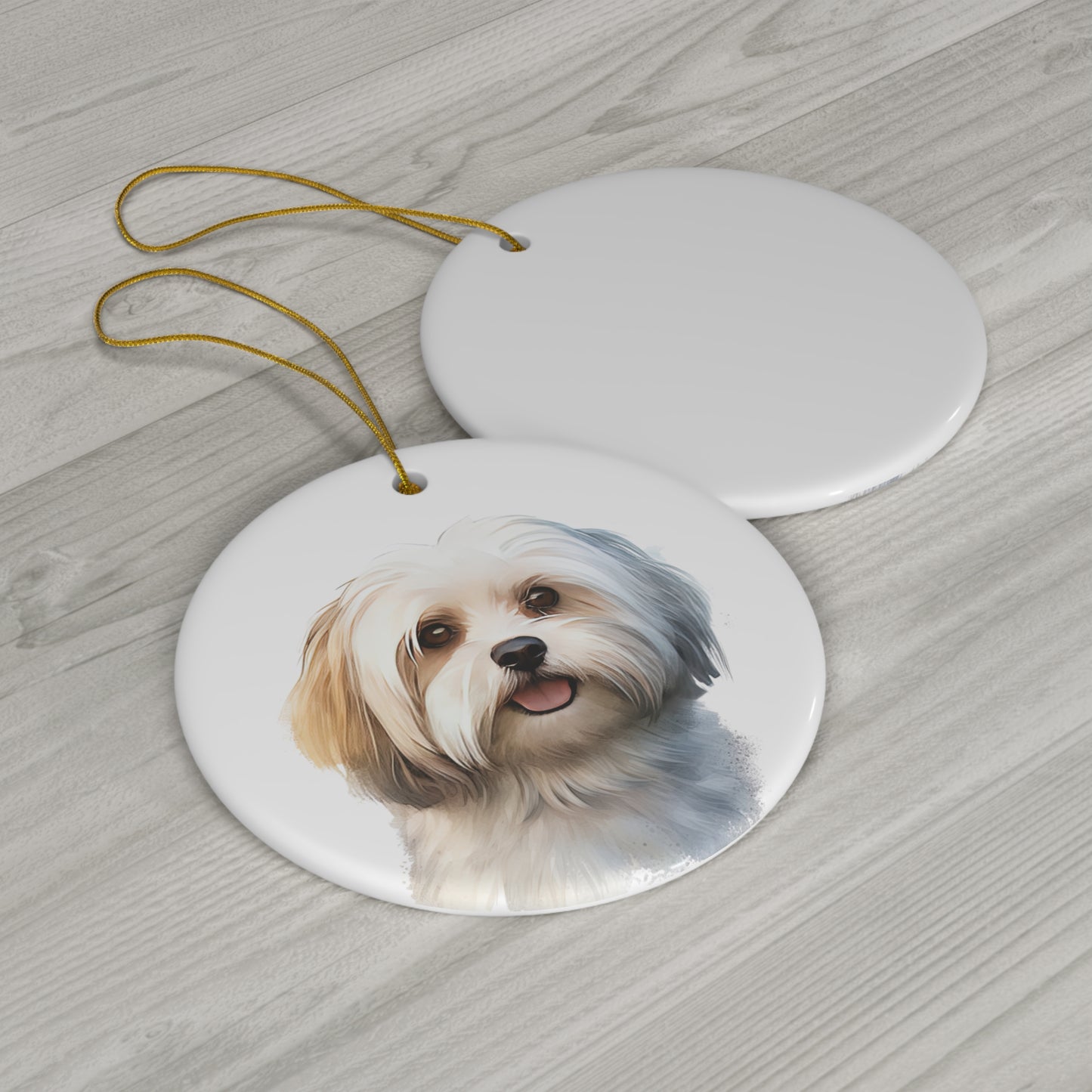 Havanese Ceramic Ornament