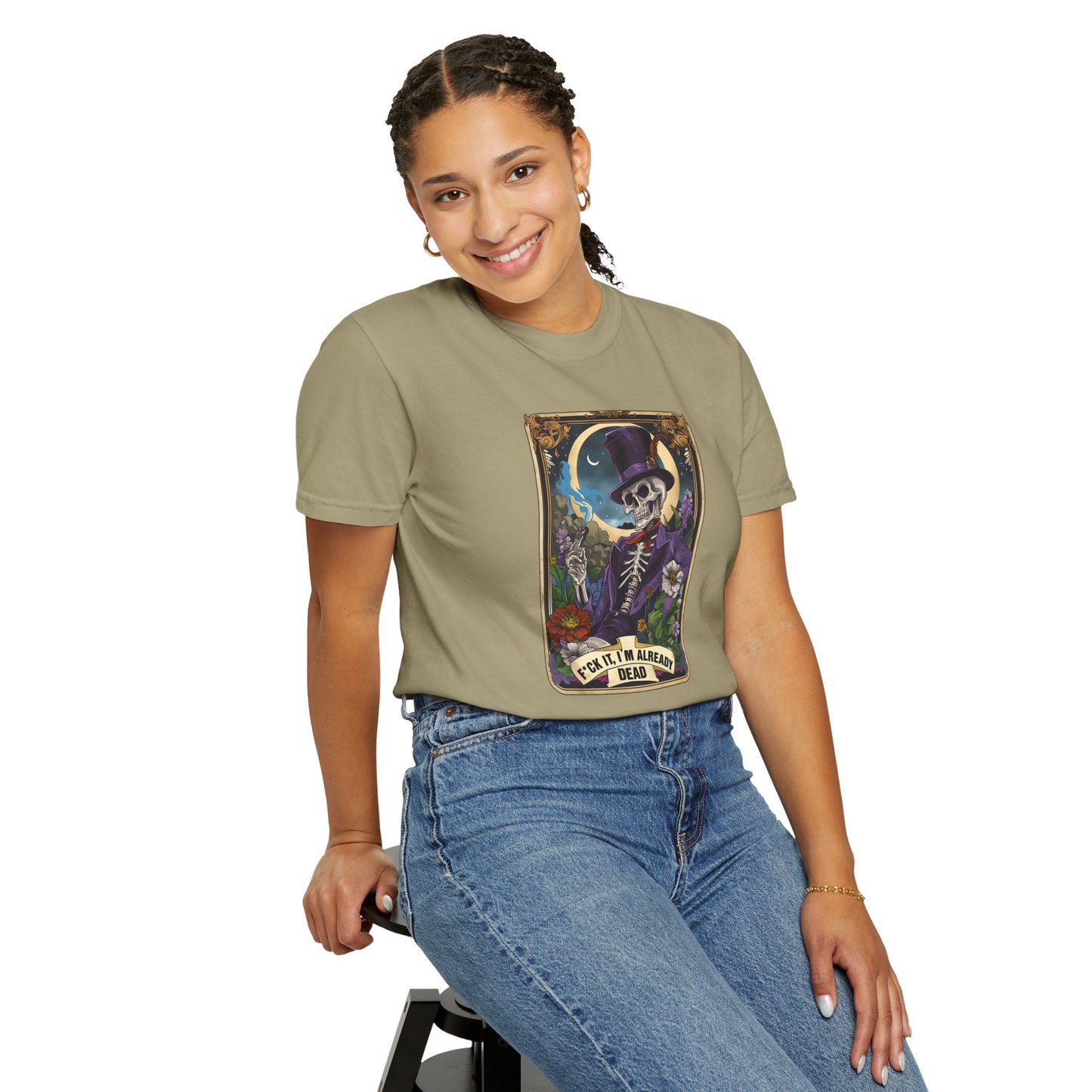 Funny Tarot Card Unisex T-shirt, Sarcastic Shirt, Hilarious Tee, Edgy Graphic Tee, Rebel Clothing, Unisex Graphic Tee