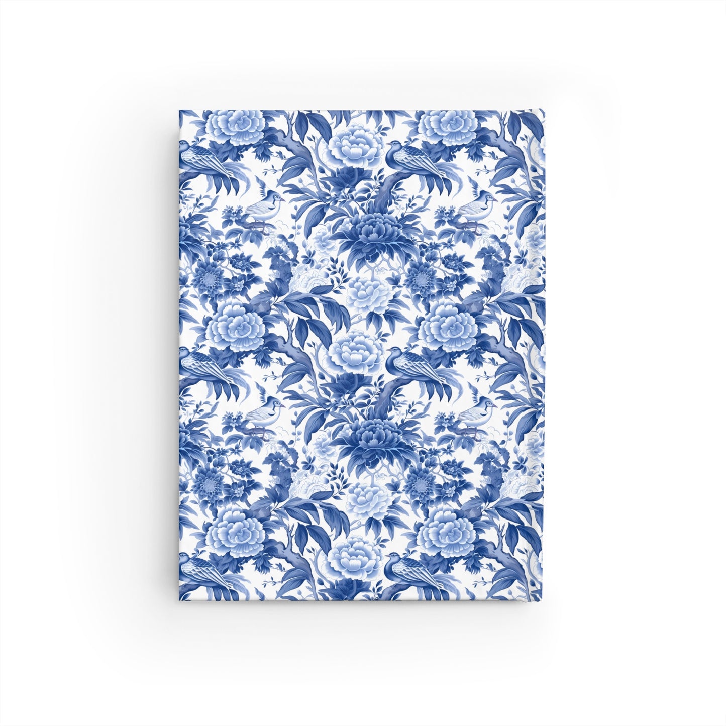 Blue Chinoiserie Blank Notebook