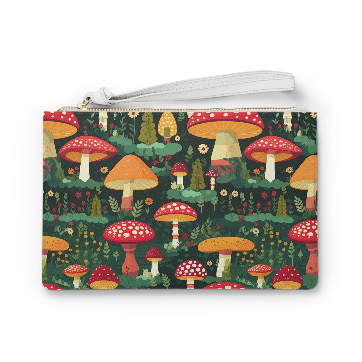 Retro Mushroom Clutch Bag