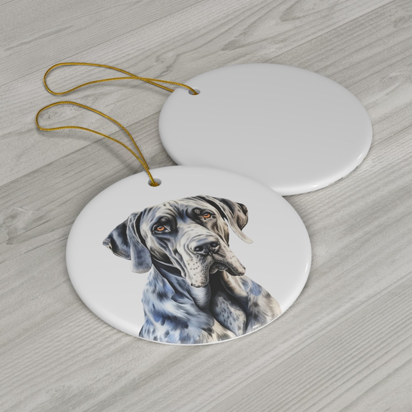 Great Dane Ceramic Ornament