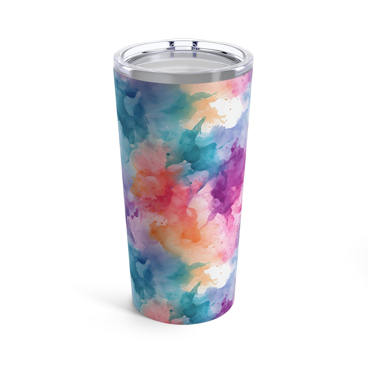 Rainbow Watercolor Tumbler 20oz