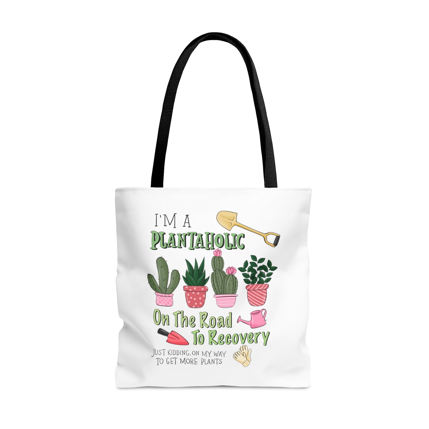 Plantaholic on the Way to Recovery Tote Bag Shopping Bag Reusable Tote Gardener Gift