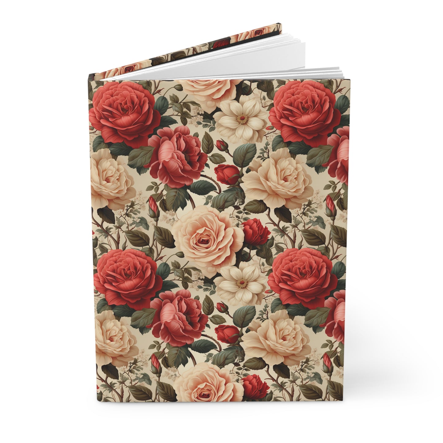 Vintage Style English Garden Hardcover Journal