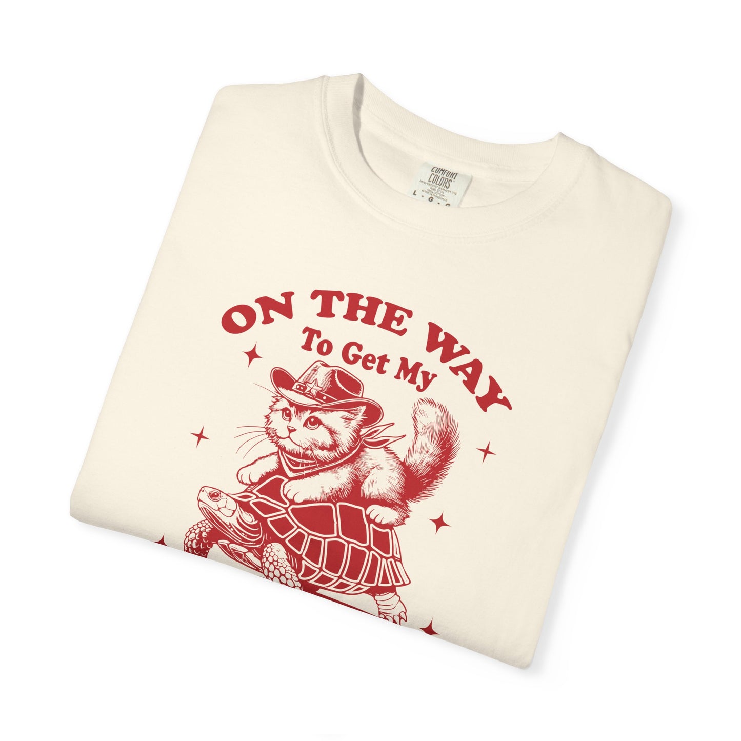 Funny Raccoon Unisex T-shirt, On My Way to Get My Shit Together Shirt, Cute Animal Tee, Sarcastic Graphic Tee, Hilarious Gift for Friends,
