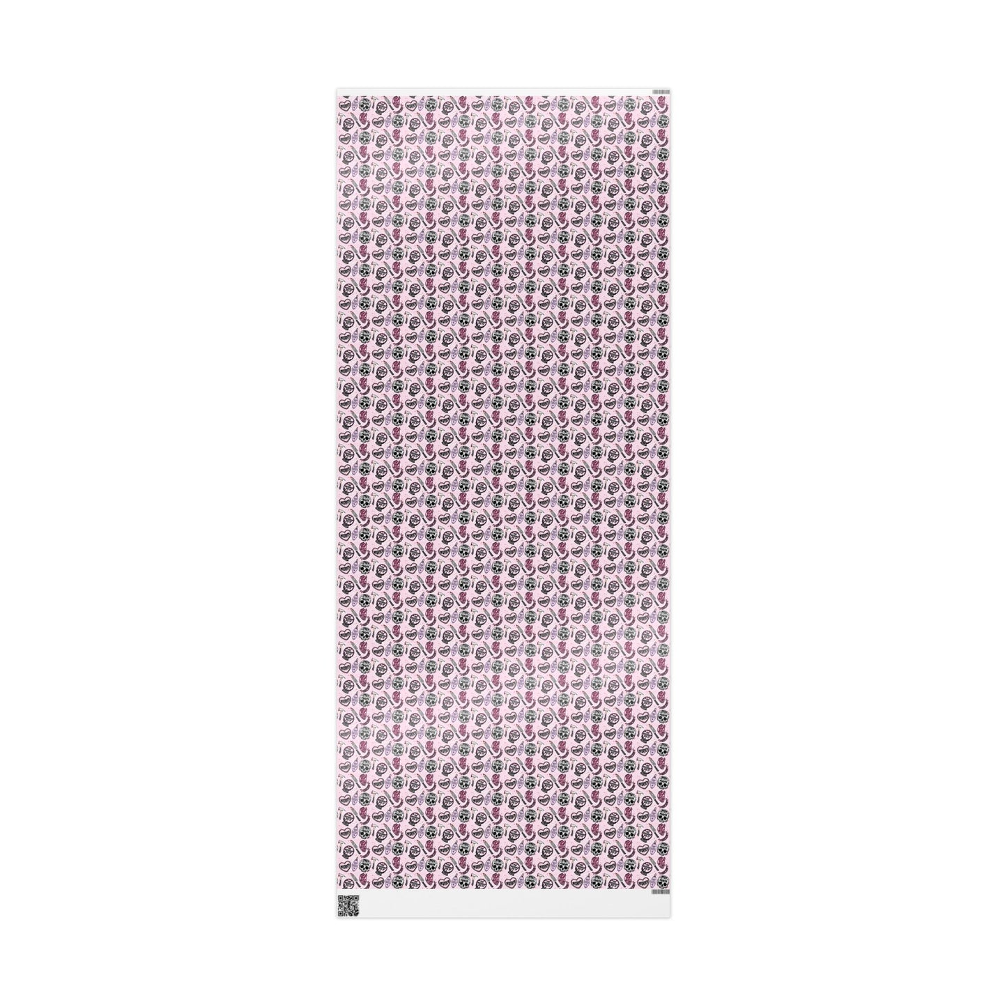 Wrapping Papers - Cute Pastel Pink True Crime Hand Drawn