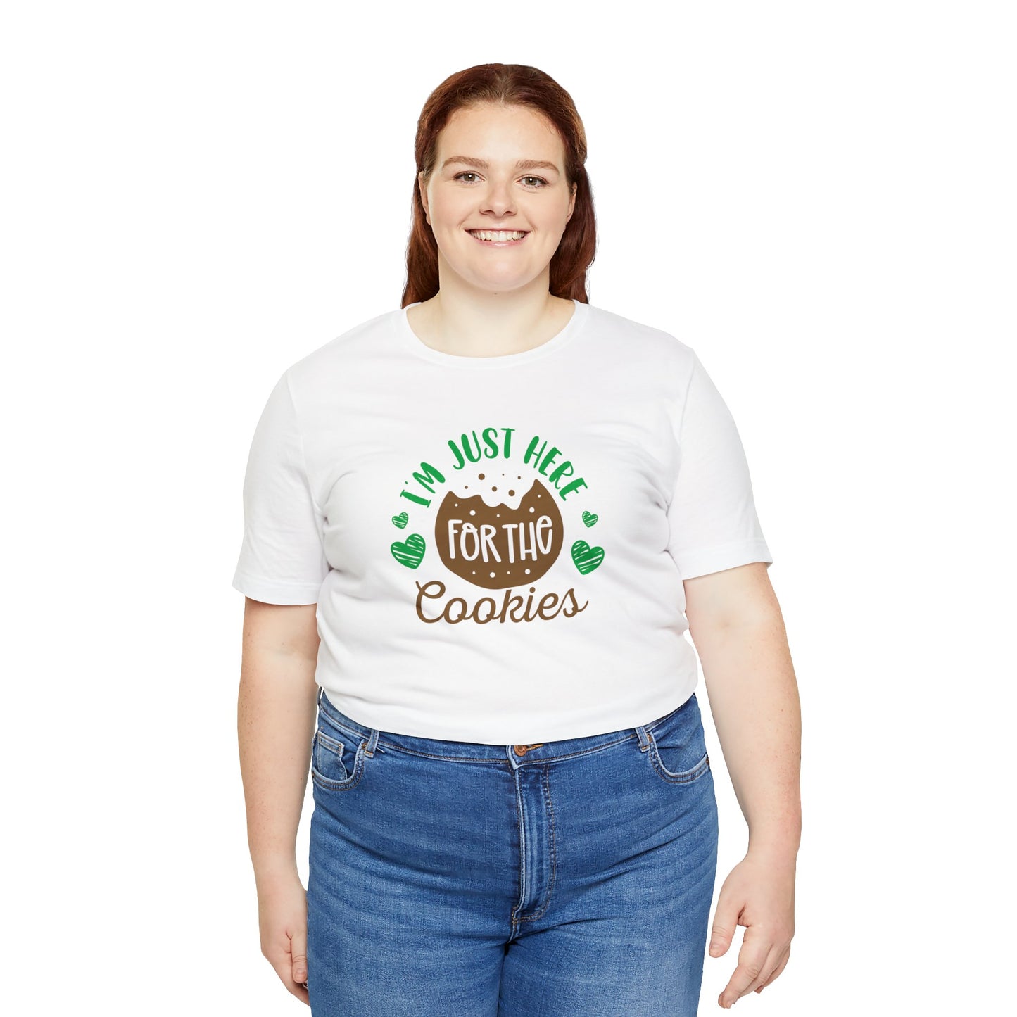 I'm Just Here for the Cookies T Shirt Jersey Short Sleeve Girl Scout