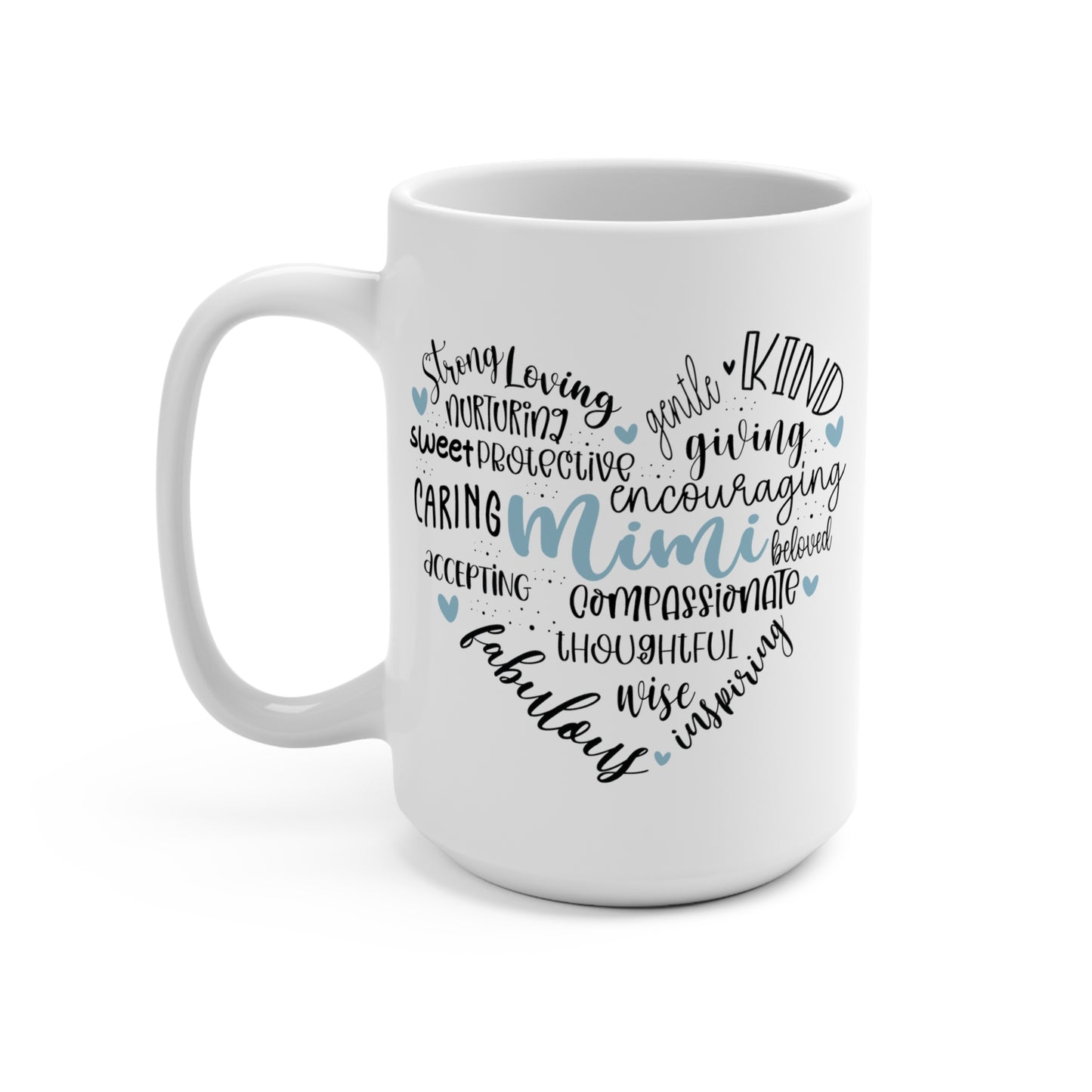 Mimi Heart Mug 15oz