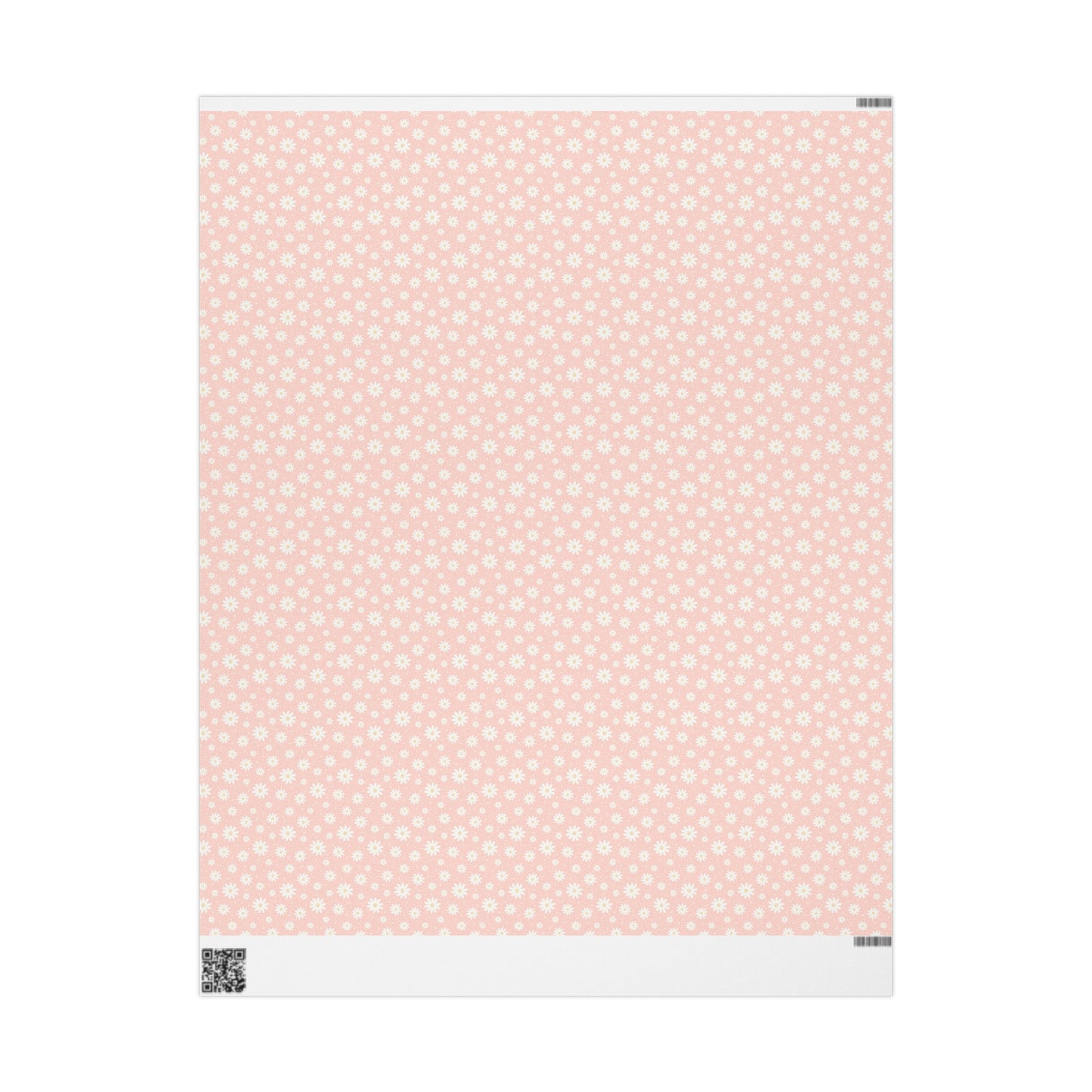 Pink Daisy Floral Wrapping Paper