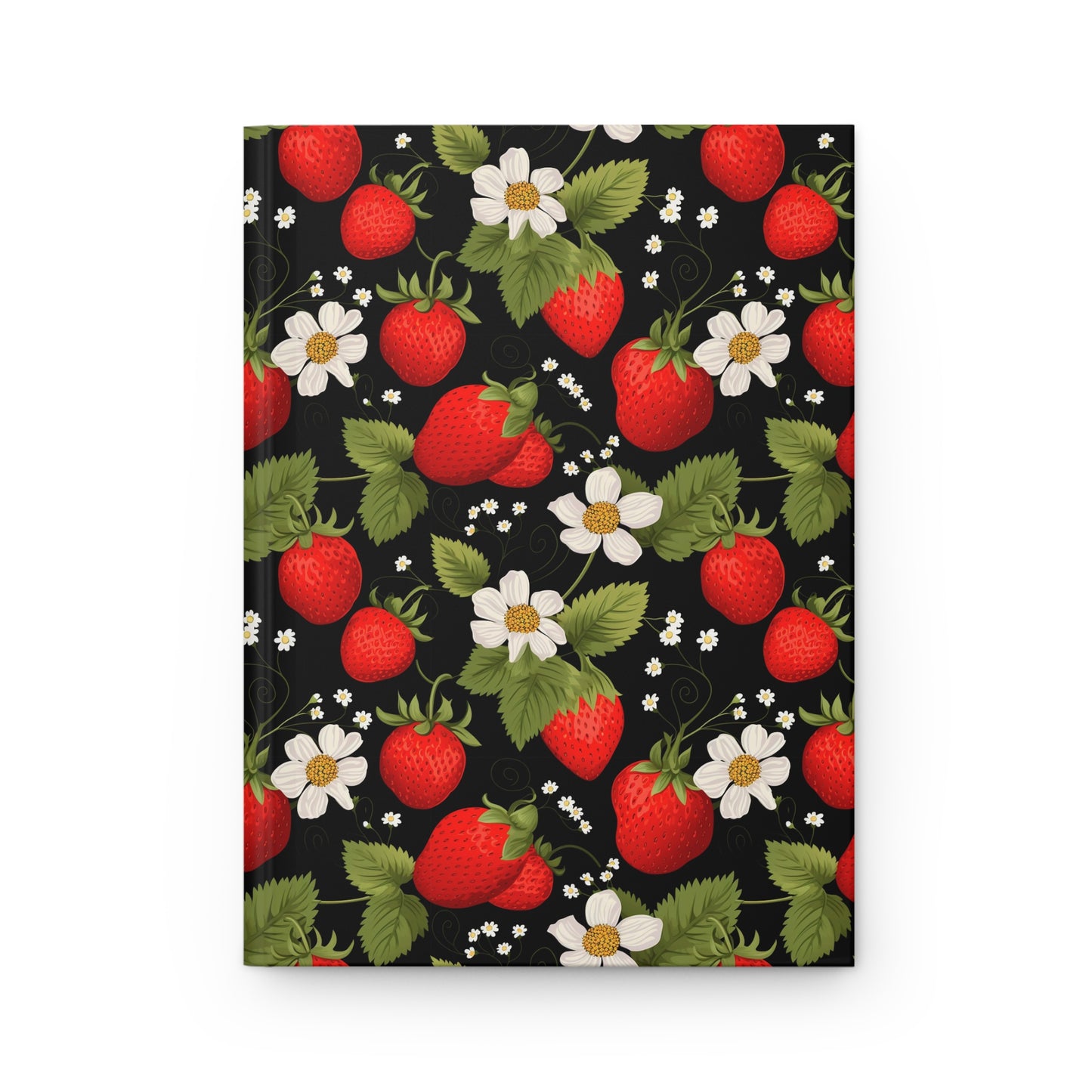 Strawberry Garden Hardcover Journal Matte Notebook journal Garden Journal Dream journal Goal Journal