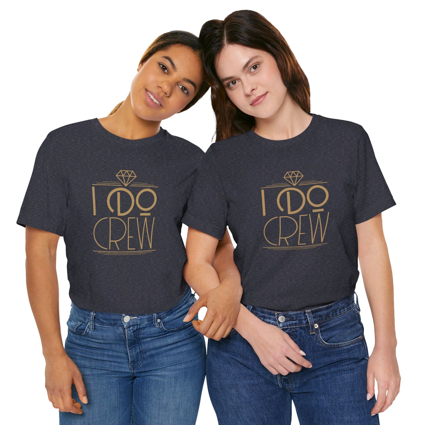 I Do Crew Art Deco Unisex Jersey Short Sleeve Tee Bachelorette Party Shirt