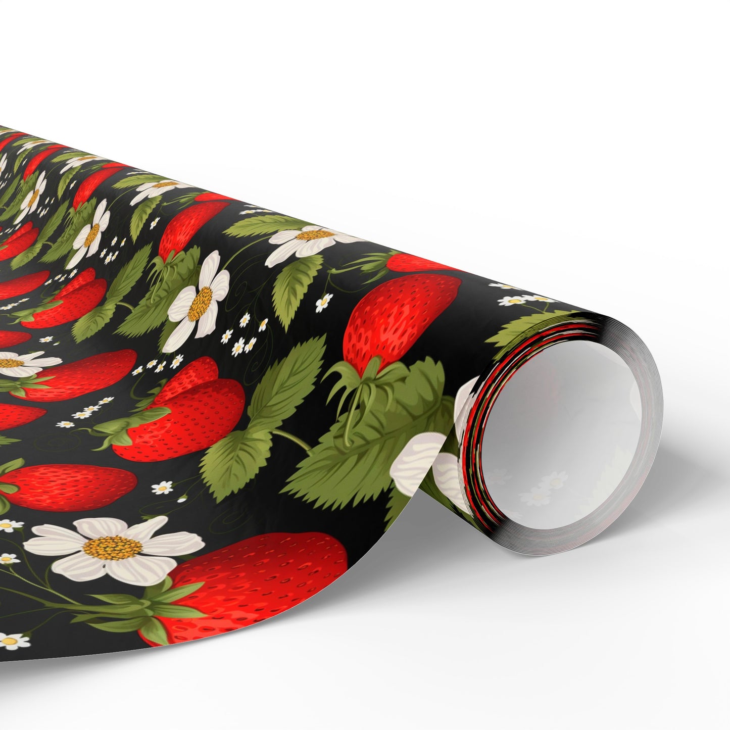 Strawberry Gift Wrapping Paper Holiday Wrapping Paper Christmas Gift Wrapping Paper Gift Paper Birthday Paper