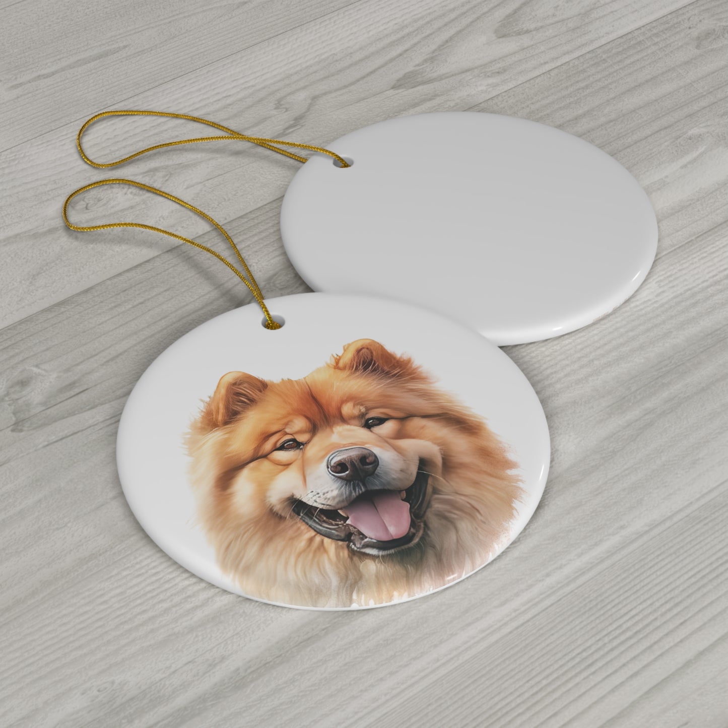 Chow Chow Ceramic Ornament Christmas Gift