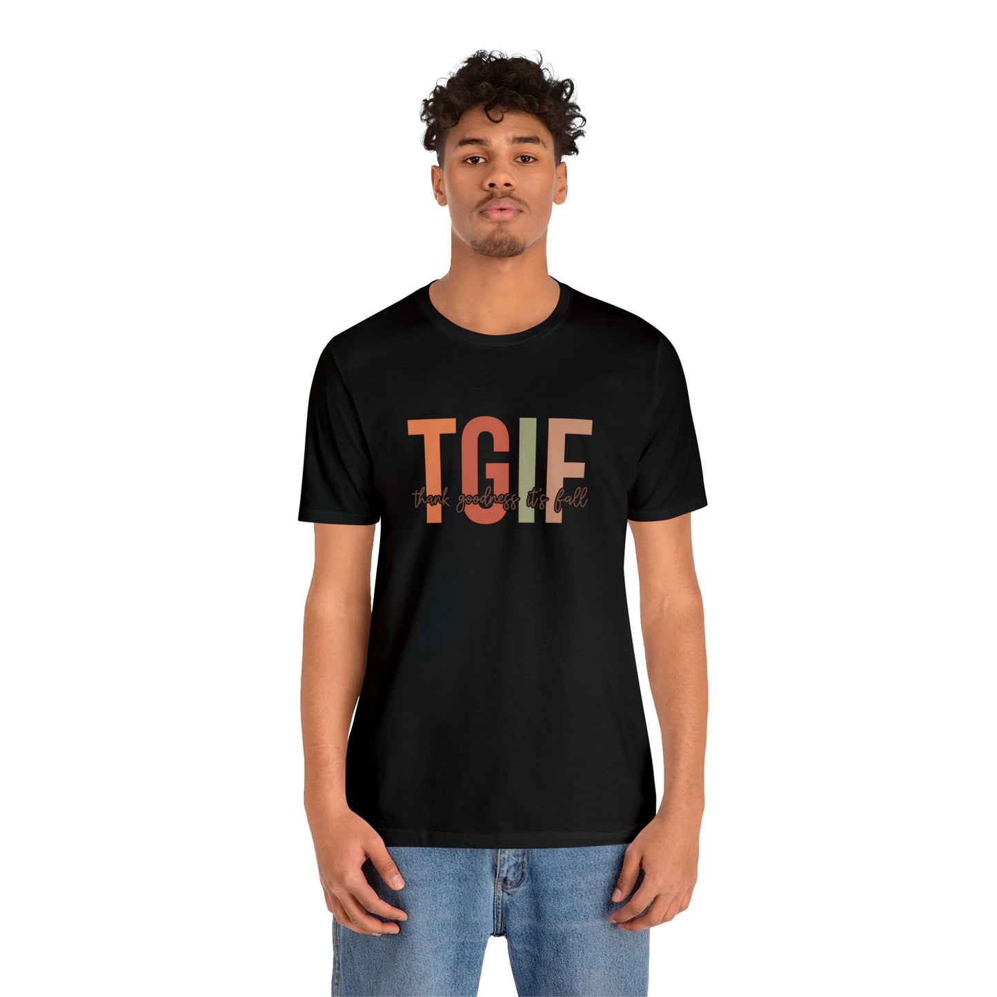 Thank God it's Fall Unisex Jersey Short Sleeve Tee T-Shirt