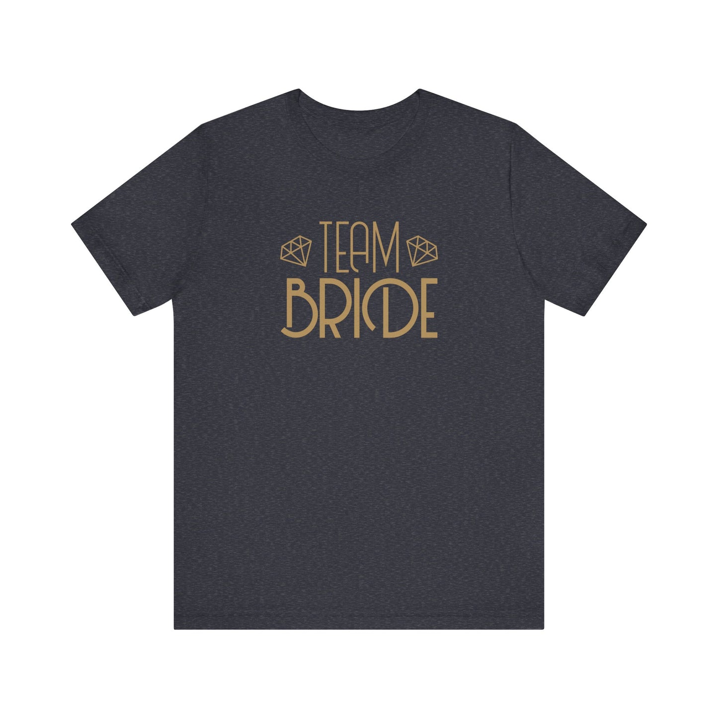 Team Bride Art Deco Unisex Jersey Short Sleeve Tee Bachelorette Party Shirt