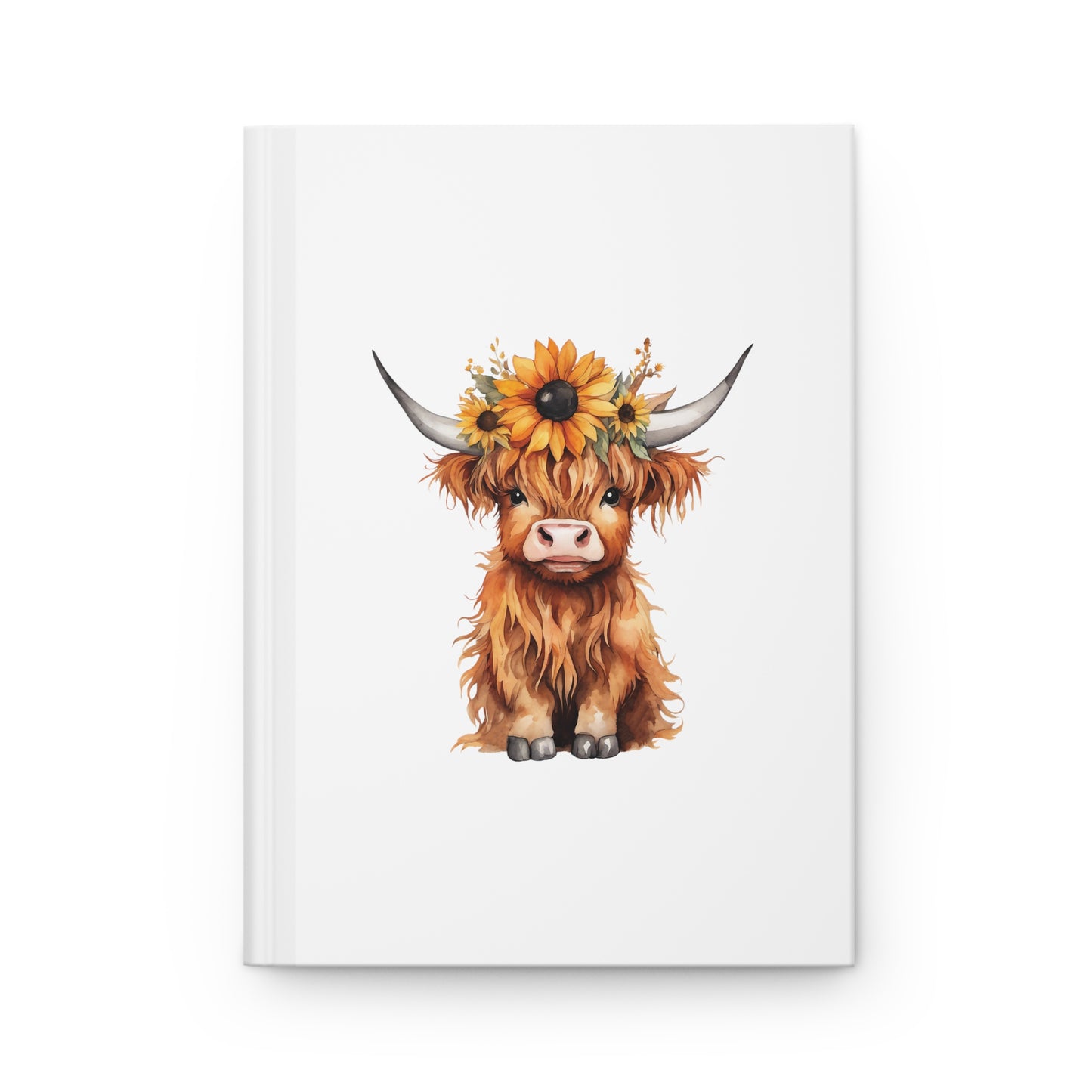 Highland Cow Hardcover Journal Notebook