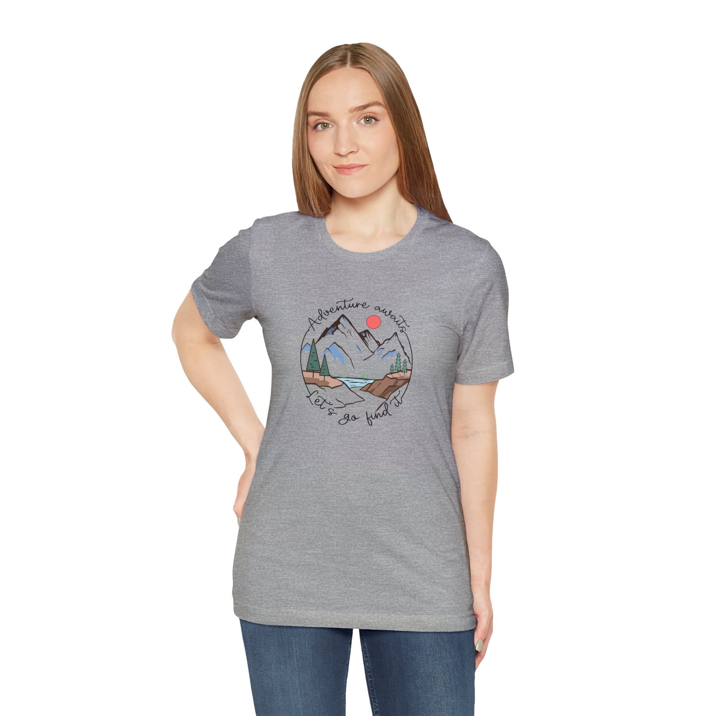 Adventure Awaits Let's Go Find It Camp T Shirt