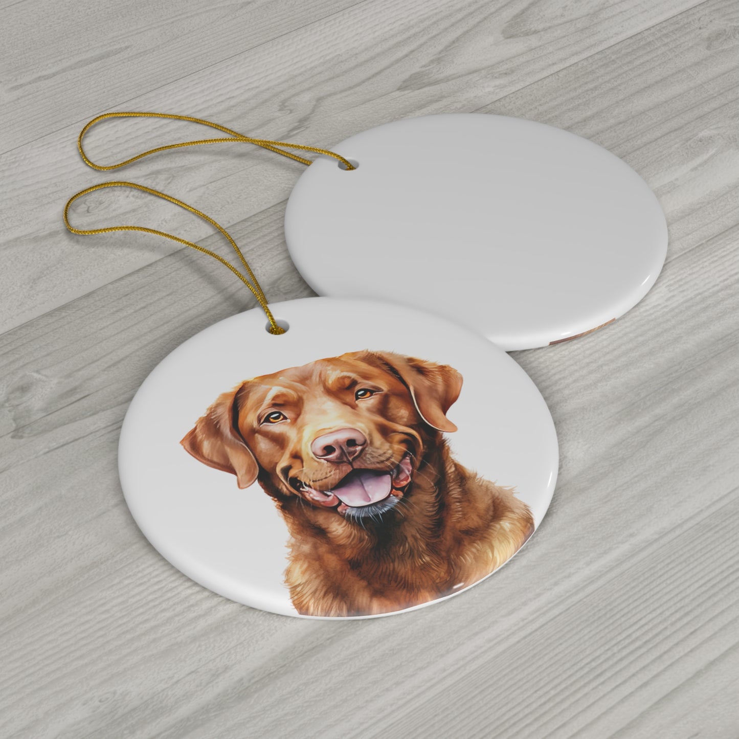 Chesapeake Bay Retriever Ceramic Ornament Christmas Gift