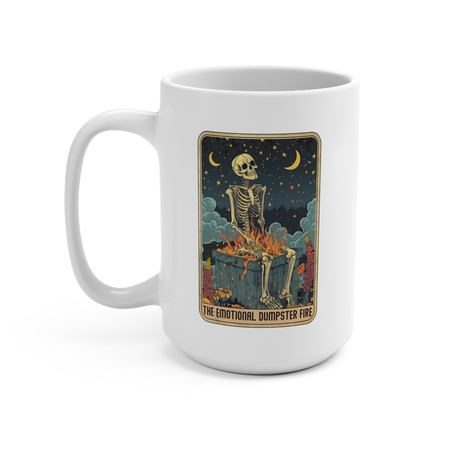 Dumpter Fire Tarot Mug 15oz