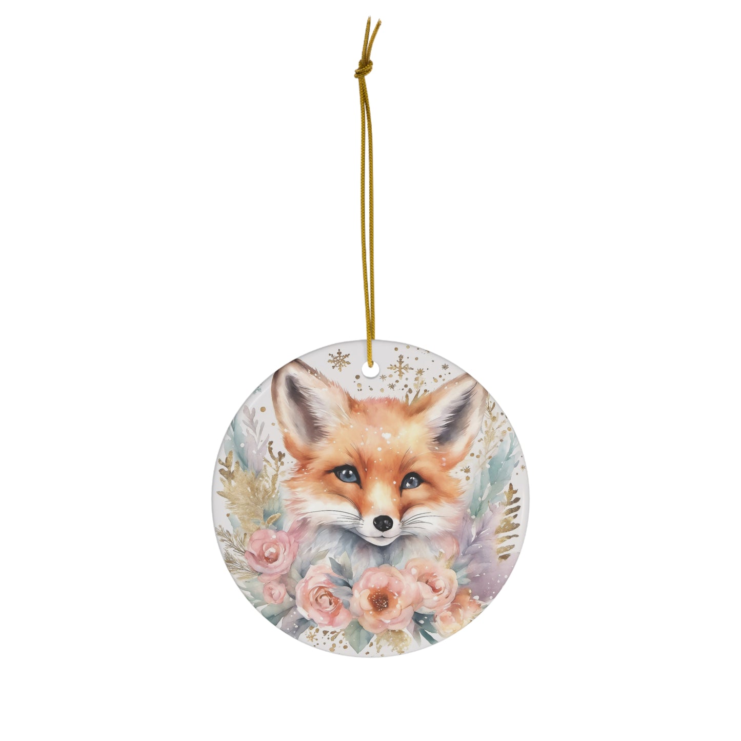 Fox Ceramic Ornament