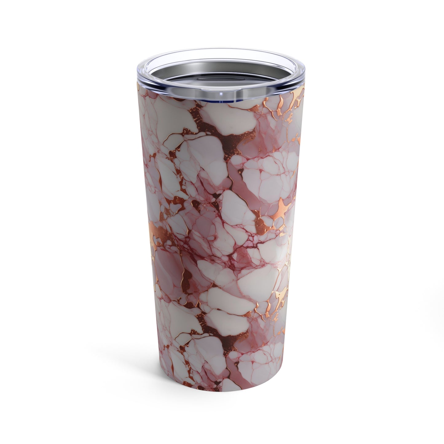 Rose Gold Tumbler 20oz Marble Tumbler