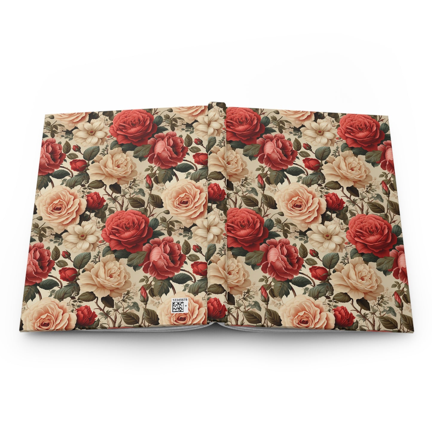 Vintage Style English Garden Hardcover Journal