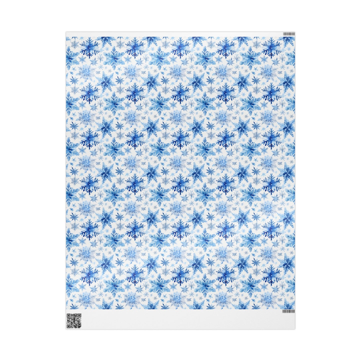 Christmas Gift Wrapping Paper Snowflake