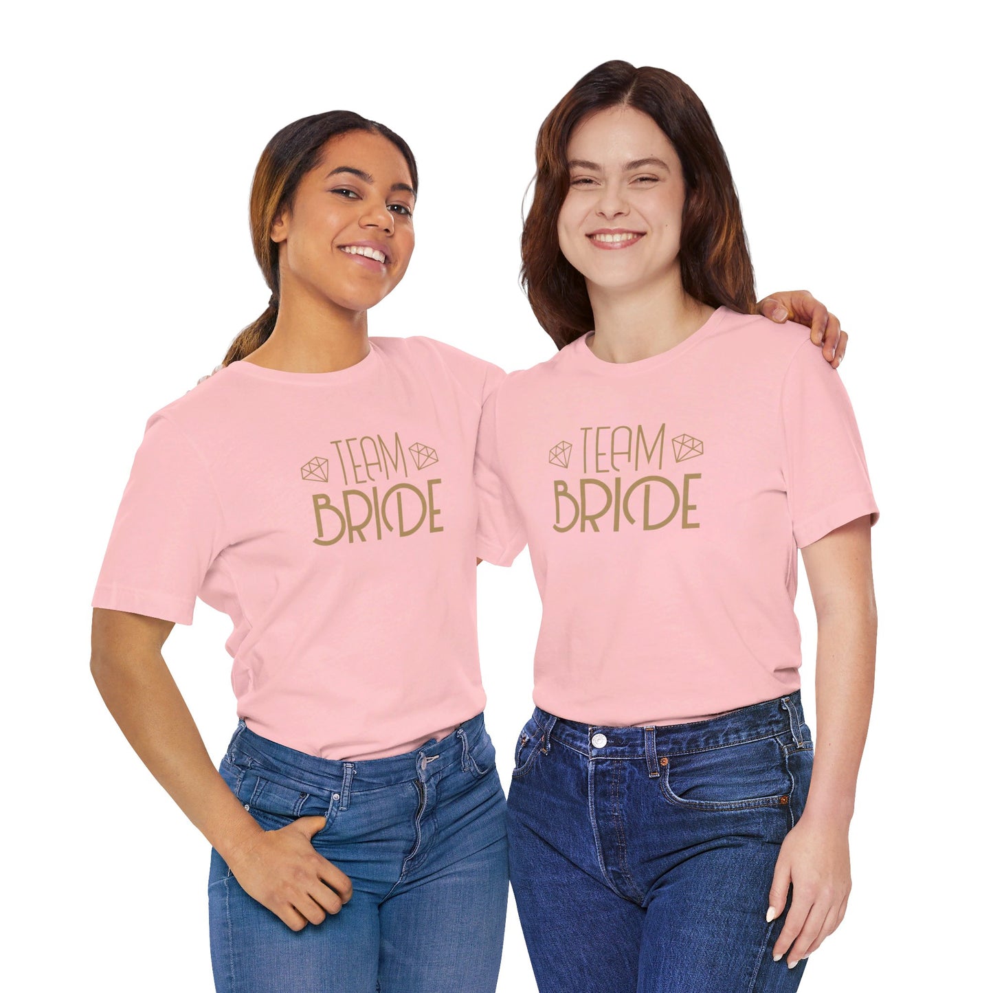 Team Bride Art Deco Unisex Jersey Short Sleeve Tee Bachelorette Party Shirt