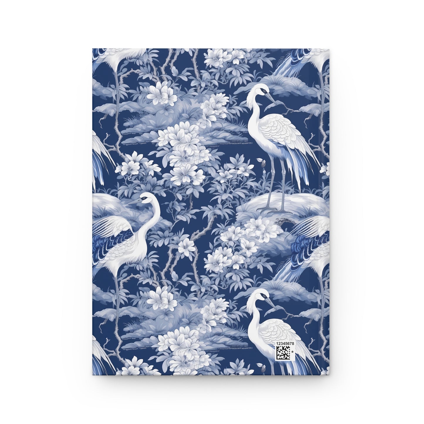 Blue Chinoiserie Hardcover Journal Matte Notebook