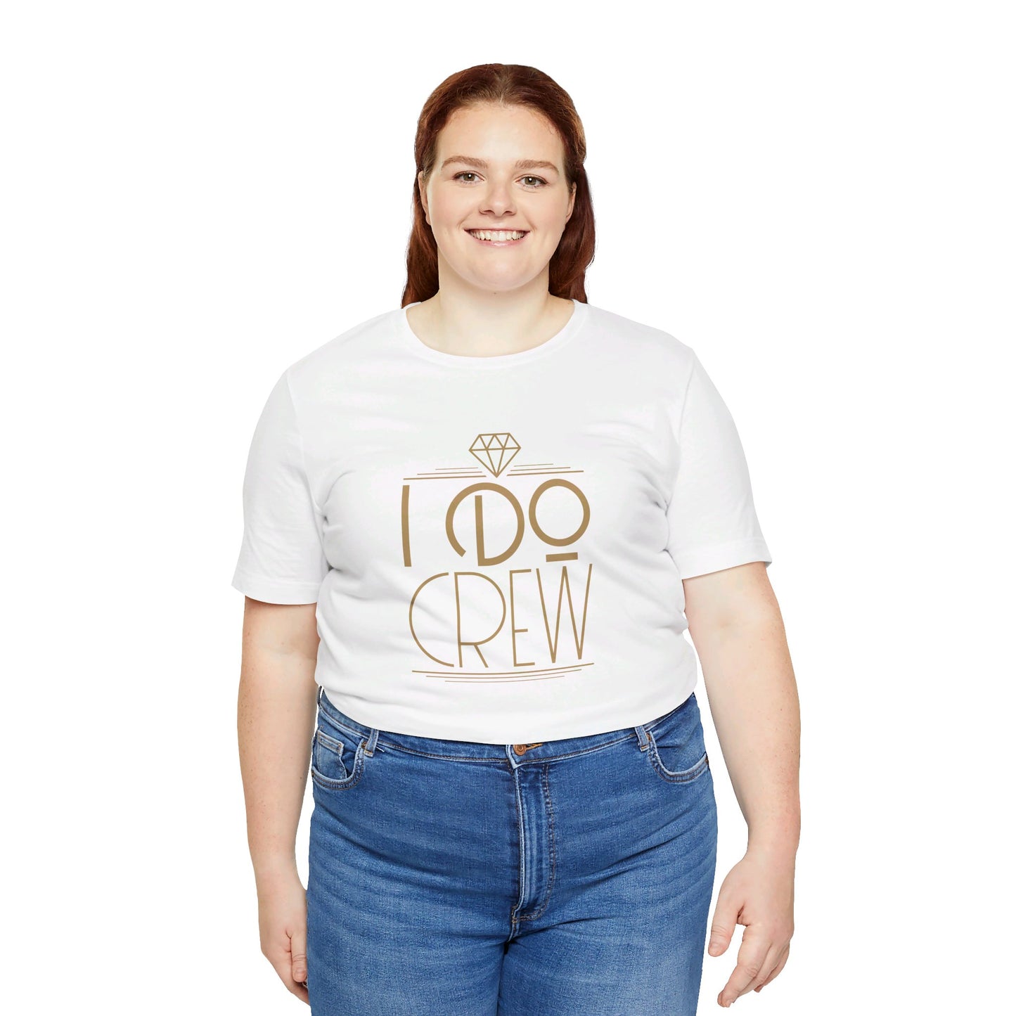 I Do Crew Art Deco Unisex Jersey Short Sleeve Tee Bachelorette Party Shirt