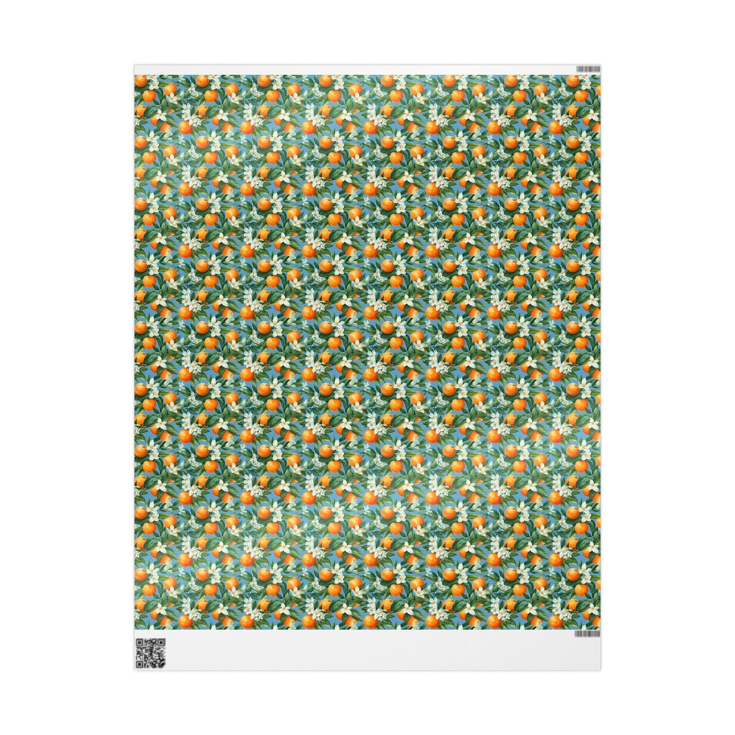 Citrus Wrapping Paper Orange Blossom Gift Wrap