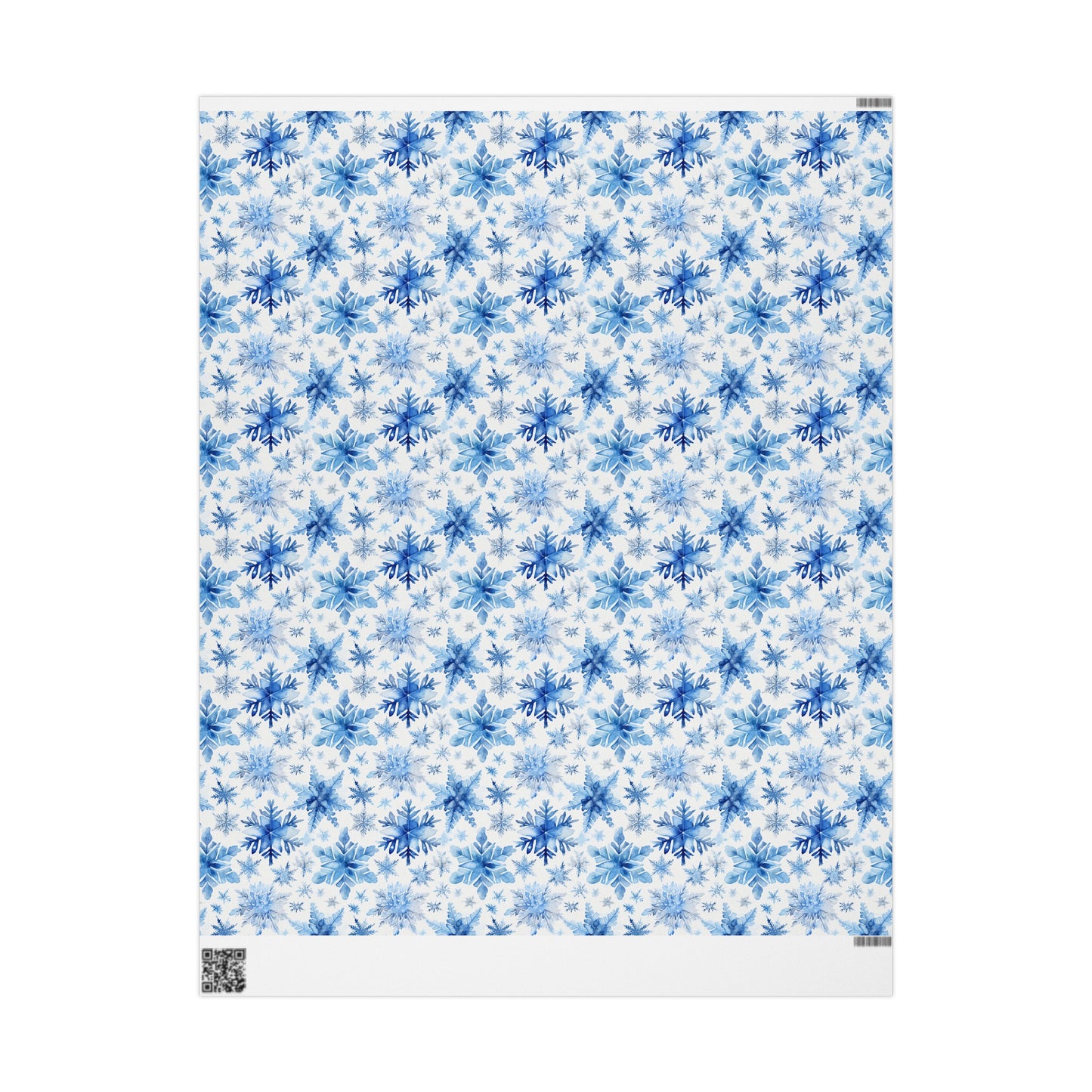 Christmas Gift Wrapping Paper Snowflake