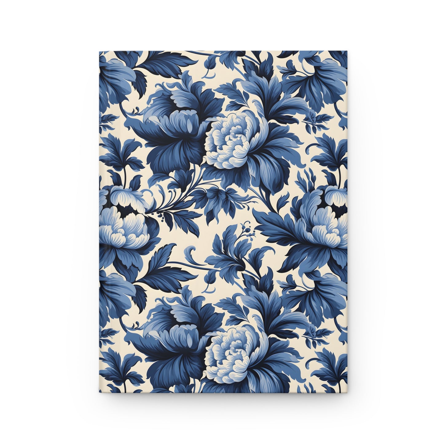 Blue Damask Hardcover Journal