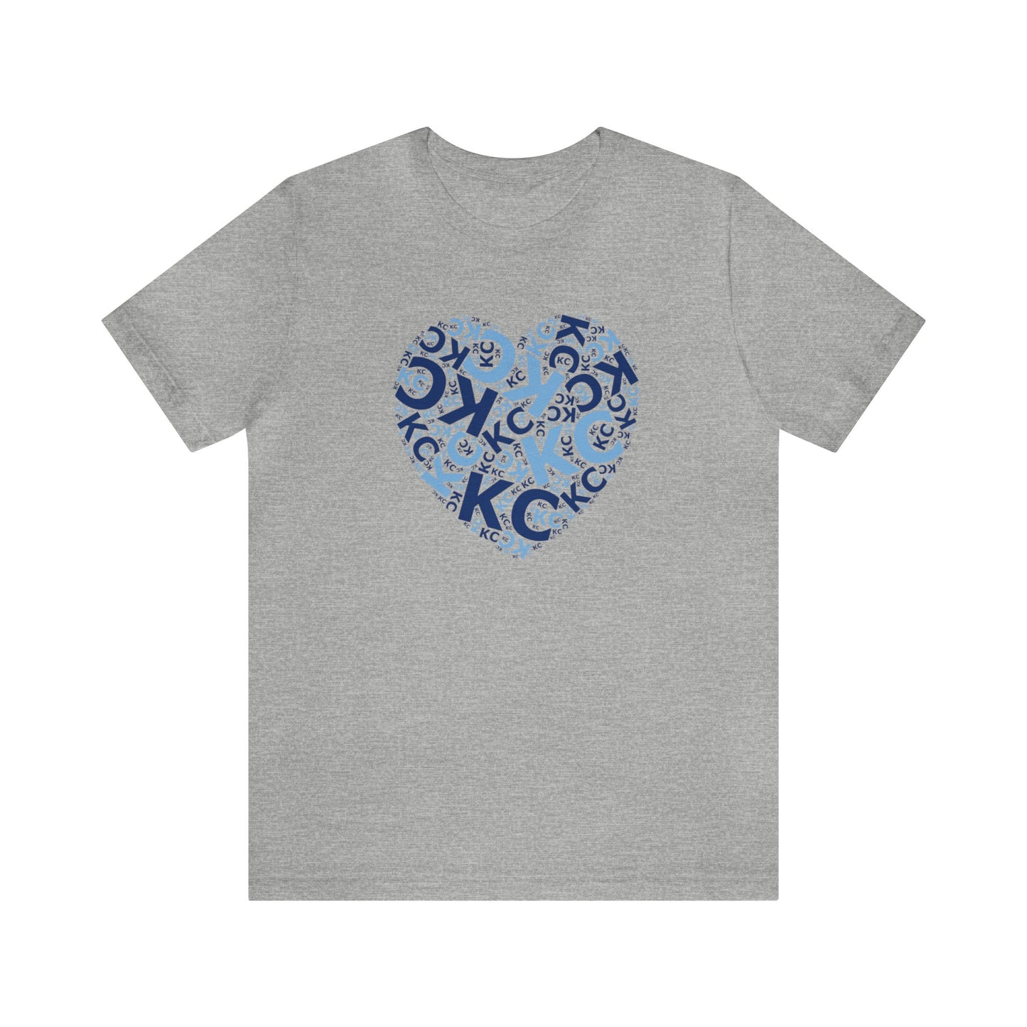 Kansas City Heart Unisex Jersey Short Sleeve Tee T-Shirt