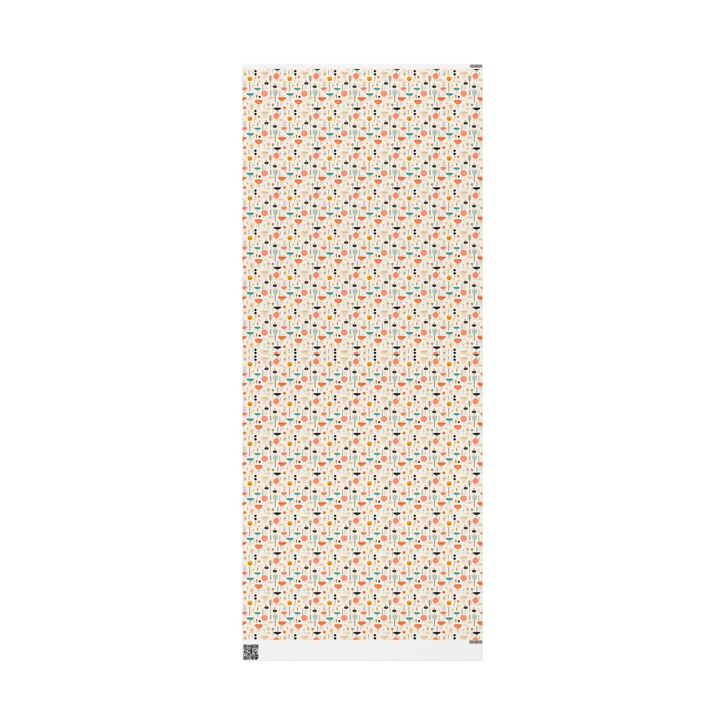 Mid Century Gift Wrapping Paper