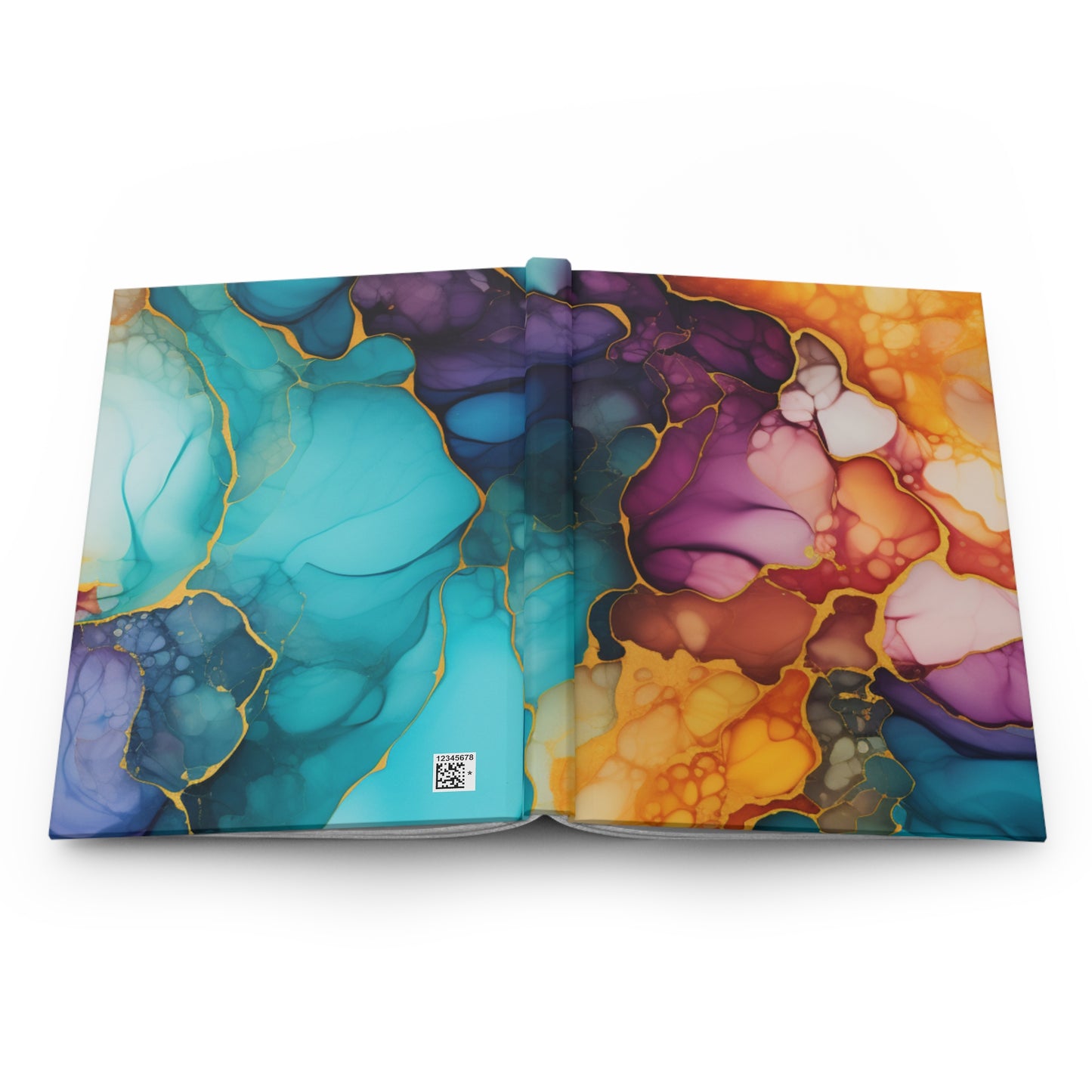 Alcohol Ink Rich Color Hardcover Journal Notebook