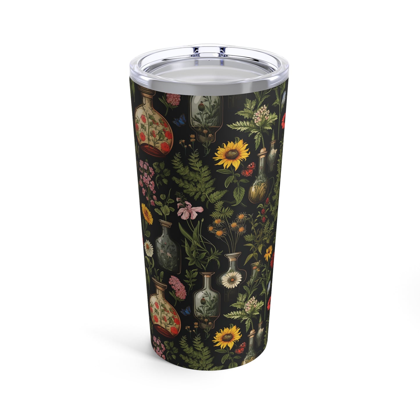 Herbs Flowers and Jars Tumbler 20oz