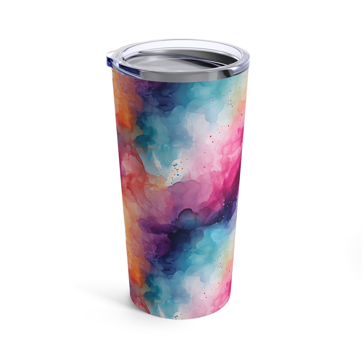 Rainbow Watercolor Tumbler 20oz