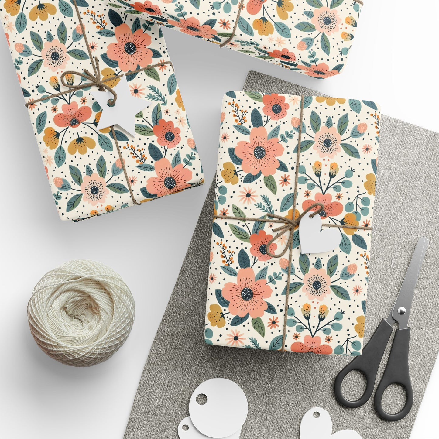 Spring Floral Wrapping Paper