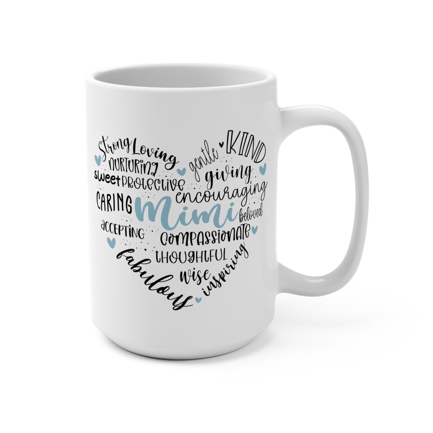 Mimi Heart Mug 15oz