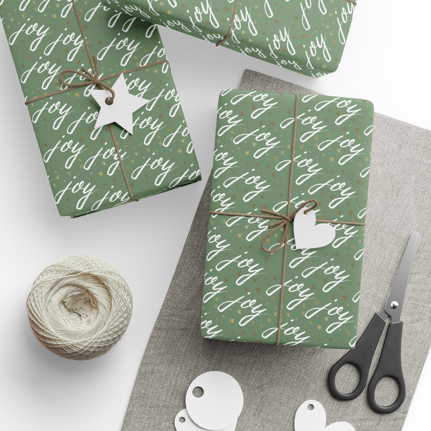 Joy Gift Wrap Holiday Wrapping Paper