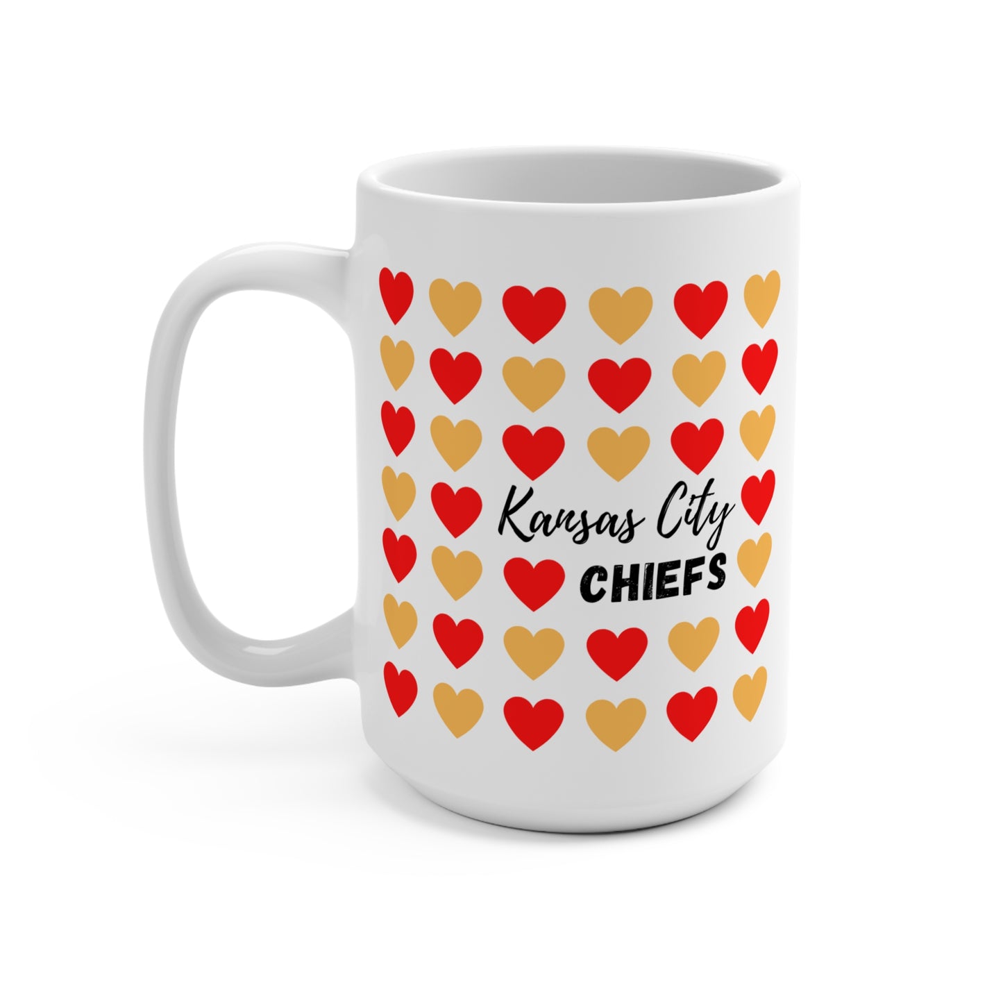 KC Heart Mug 15 oz