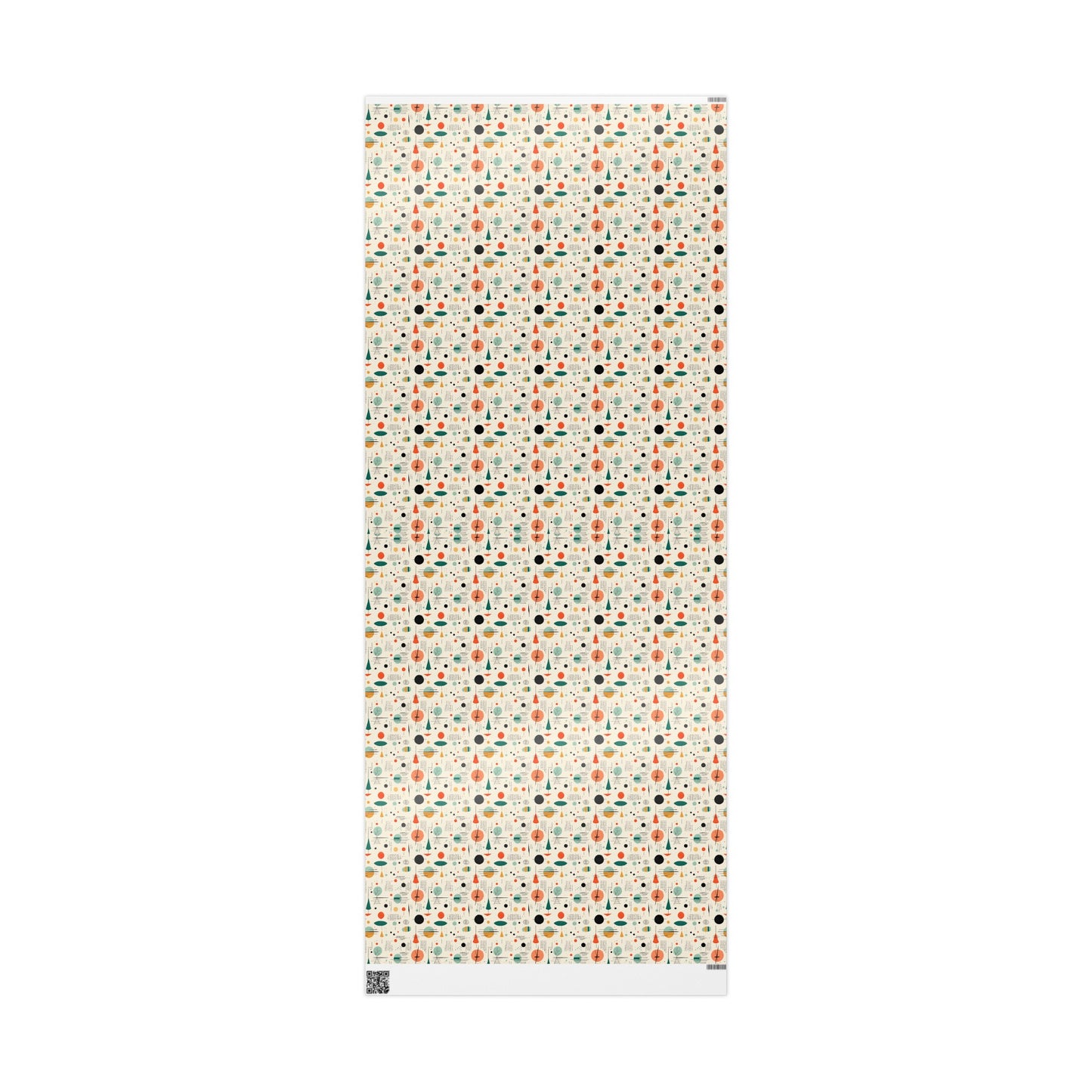 Mid Century Gift Wrapping Paper